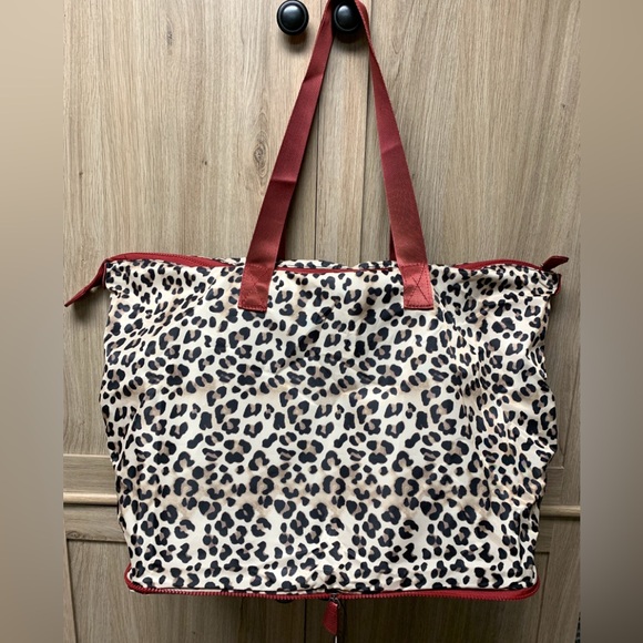 Chico’s Animal Print Packable Tote Bag - Picture 2 of 8
